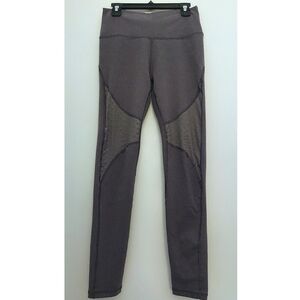 Aerie Gray Mesh Cutout Leggings